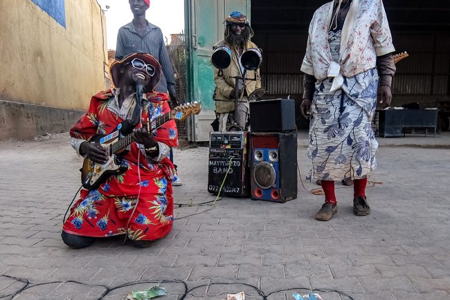 Ugandan Street Band Entertains