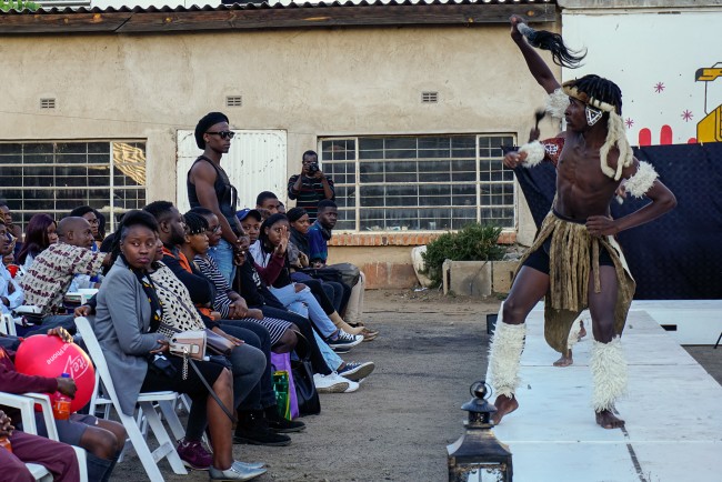 Zimbabwean Recites Poem at Festival