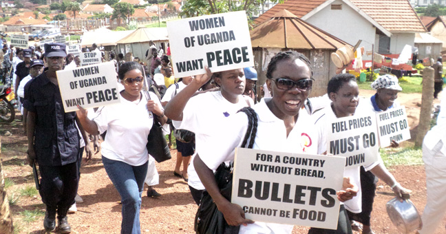 Ugandan Women Demonstrate Against Escalating Violence, Rising Prices