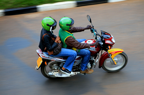 Female Motorcycle Taxi Drivers Act as Pioneers in Rwanda’s Capital
