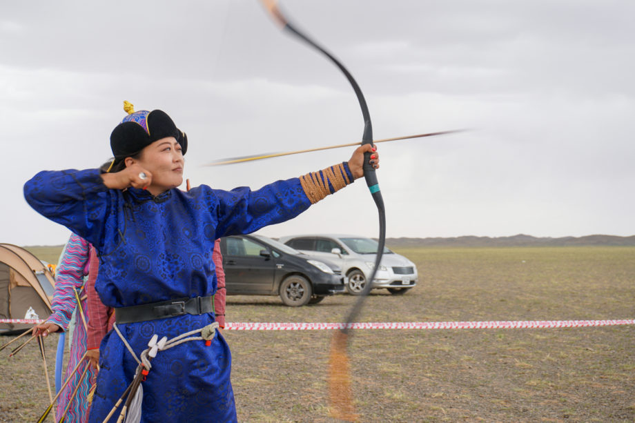 Archer Performs at Traditional Mongolian Festival Global Press Journal