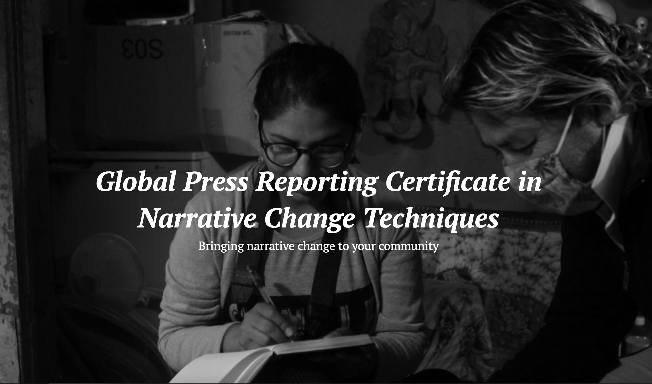 Global Press Certificate Program